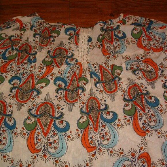 Hayden of Los Angeles Size 1XL Cream Paisley BOHO Dress (NWT) - Picture 12 of 14